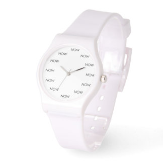 The Time Is NOW Watch – Present Moment Reminder 腕時計