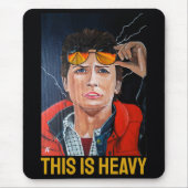 The Time Traveler Painting by Alfred Fox マウスパッド (正面)