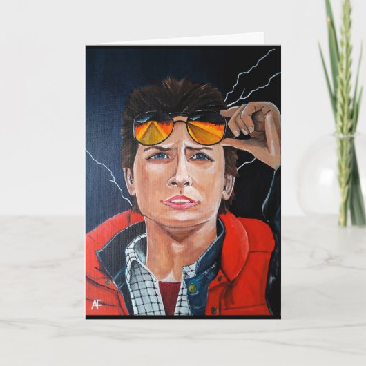 The Time Traveller Painting by Alfred Fox カード (正面)