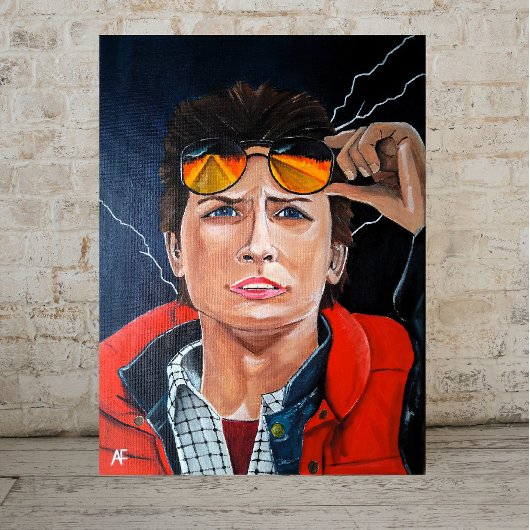 The Time Traveller Painting by Alfred Fox キャンバスプリント