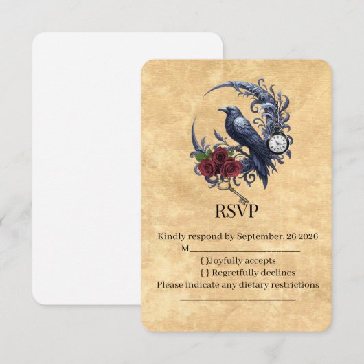 The Timeless Nocturne: Celestial Raven RSVP (正面/裏面)
