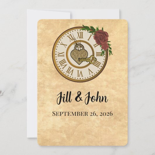 The Timeless Nocturne: Clockwork Heart Invitation 招待状 (正面)