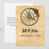 The Timeless Nocturne: Clockwork Heart Invitation 招待状 (正面/裏面)