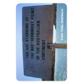 The Tip Sign, Cape York Australia - Premium Magnet マグネット (縦)