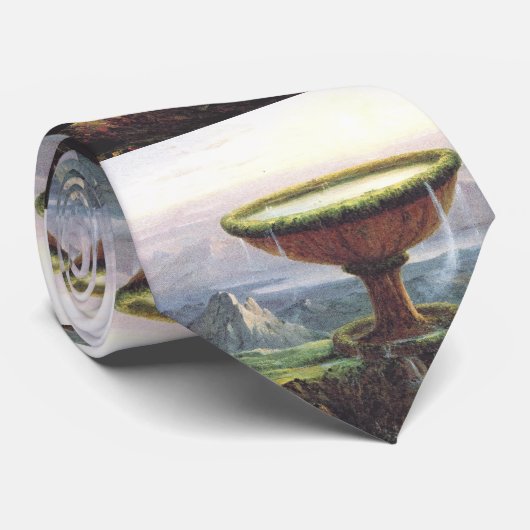 The Titan's Goblet by Thomas Cole ネクタイ (ロール)