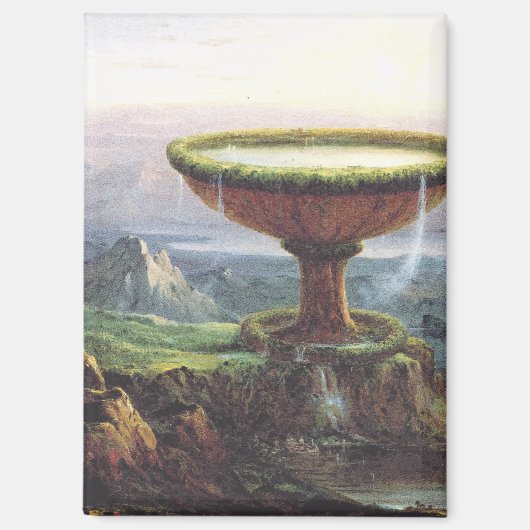 The Titan's Goblet by Thomas Cole マグネット (正面)