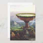 The Titan's Goblet by Thomas Cole 招待状 (正面/裏面)
