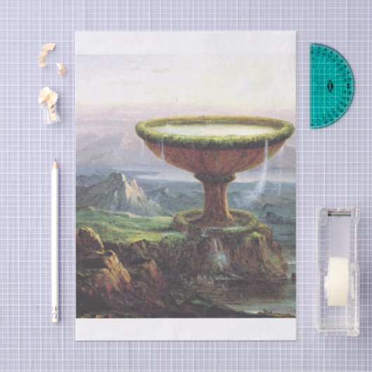 The Titan's Goblet by Thomas Cole 薄葉紙 (クラフト)