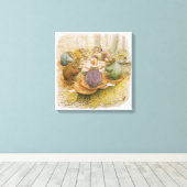 The Toads' Teaパーティー（Beatrix Potter著） キャンバスプリント (インサイチュ (ウッドフロア))