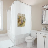 The Toads' Teaパーティー(Beatrix Potter著) シャワーカーテン (インサイチュ)