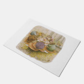 The Toads' Teaパーティー(Beatrix Potter著) ドアマット (アングル)