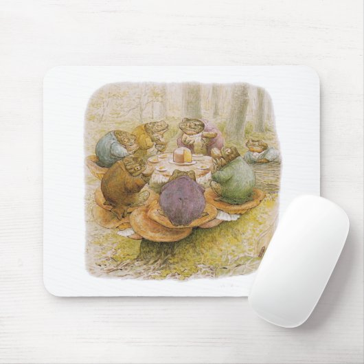 The Toads' Teaパーティー（Beatrix Potter著） マウスパッド (マウス)