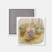 The Toads' Teaパーティー（Beatrix Potter著） マグネット (正面/裏面)