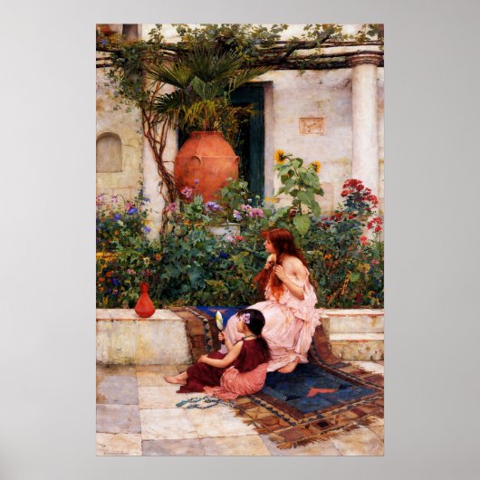 The Toilet by John William Waterhouse ポスター (正面)