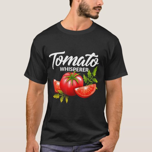 The Tomato Whisperer Gardening Tending Garden Farm Tシャツ (正面)