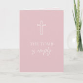 The Tomb Is Empty Christian Easter Card シーズンカード (正面)