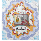 The Tongue Depressor | Satirical Humor シャワーカーテン (正面)