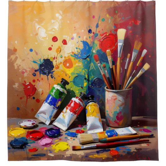 The Tools Of Imagination -  シャワーカーテン (正面)