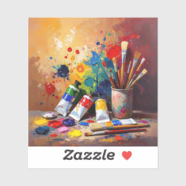 The Tools Of Imagination - Square Vinyl シール