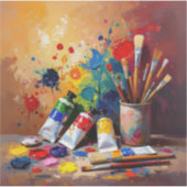 The Tools Of Imagination - Square Vinyl シール (正面)