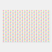 The Tooth Fairy, Stars & ストライプの Candy ラッピングペーパーシート (正面3)