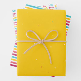 The Tooth Fairy, Stars & ストライプの Candy ラッピングペーパーシート