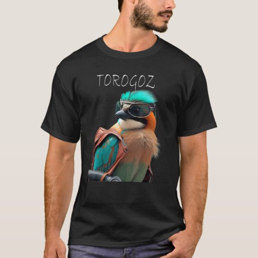 The Torogoz Ingenious - The National Bird of El Sa Tシャツ (正面)
