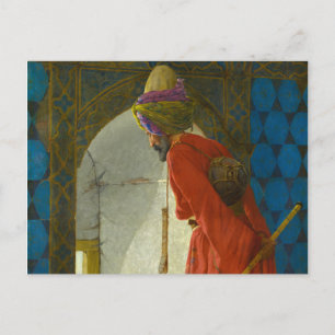 The Tortoise Trainer, 1906 by Osman Hamdi Bey ポストカード