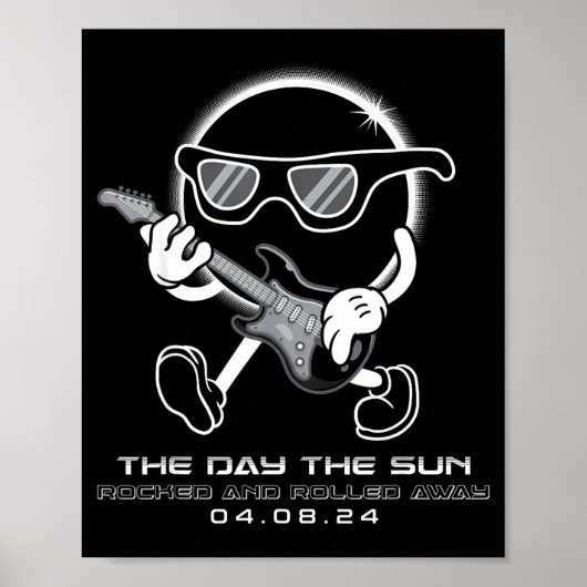 The Total Solar Eclipse Day Sun ポスター (正面)