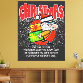 The tote bag for people who don't like Christmas キャンバスプリント (インサイチュ (リビング))