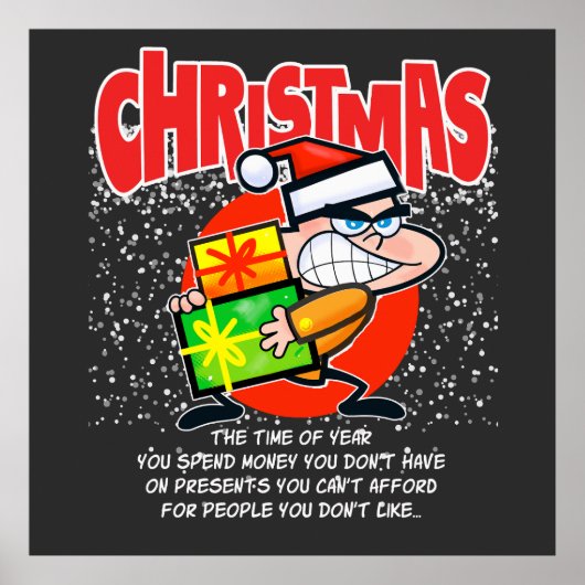 The tote bag for people who don't like Christmas ポスター (正面)