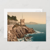 The Tower at Nervi, Genoa, Liguria，イタリア ポストカード (正面/裏面)