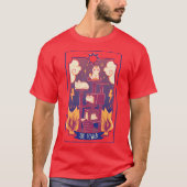 The Tower Cat Tarot by Tobe Fonseca Tシャツ (正面)