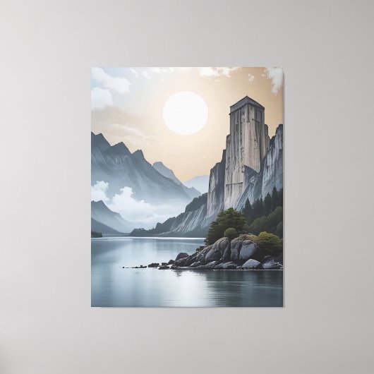 The Tower of Eternal Silence キャンバスプリント (正面)