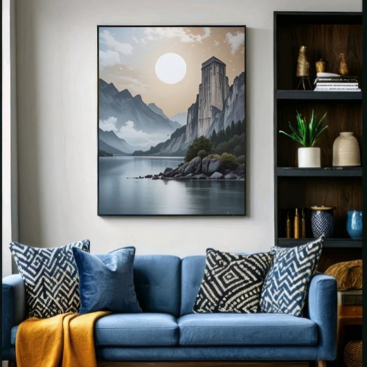 The Tower of Eternal Silence キャンバスプリント