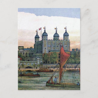 "The Tower of London"ヴィンテージイラストレーション ポストカード