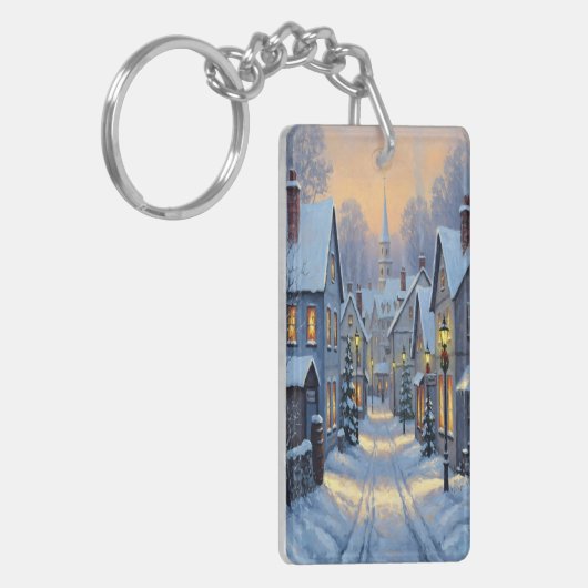 The Town In Winter キーホルダー (正面左)