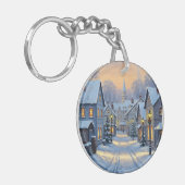 The Town In Winter キーホルダー (正面左)