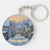 The Town In Winter キーホルダー (裏面)