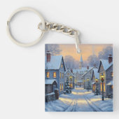 The Town In Winter キーホルダー (正面)