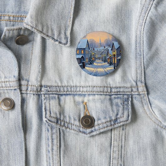 The Town In Winter 缶バッジ (インサイチュ)