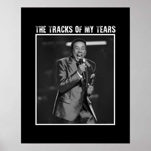 The Tracks of My Tears - Smokey Robinson ポスター (正面)
