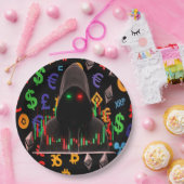 The Trader Dream Collection ローソク足チャート ペーパープレート (パーティー)