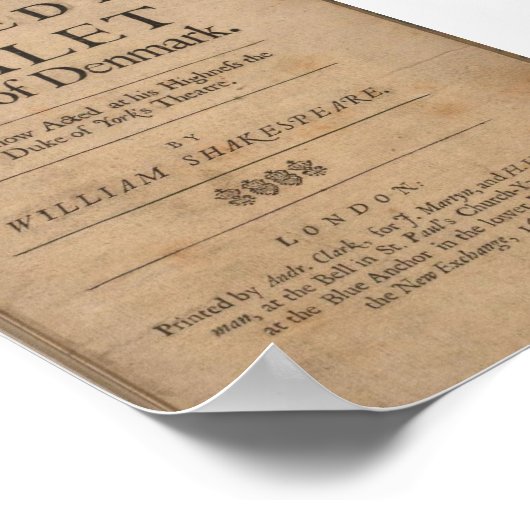 The Tragedy of Hamlet ポスター (角)