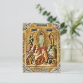 The Transfiguration of Christ Orthodox Icon ポストカード (スタンド正面)