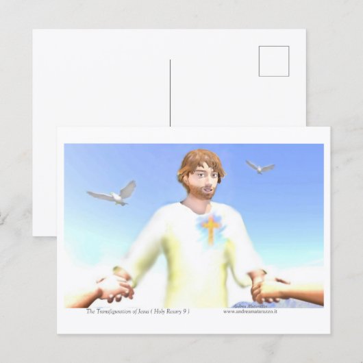 The Transfiguration of Jesus ポストカード (正面/裏面)