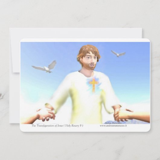 The Transfiguration of Jesus 招待状 (正面)