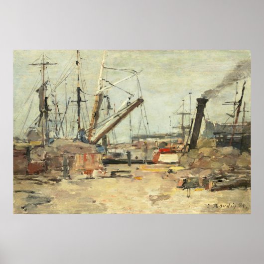 The Trawlers - ユージーン・ブーダン 美術 ポスター (正面)