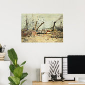 The Trawlers - ユージーン・ブーダン 美術 ポスター (ホームオフィス)