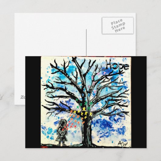 The Treeシリーズ：希望 ポストカード (正面/裏面)
